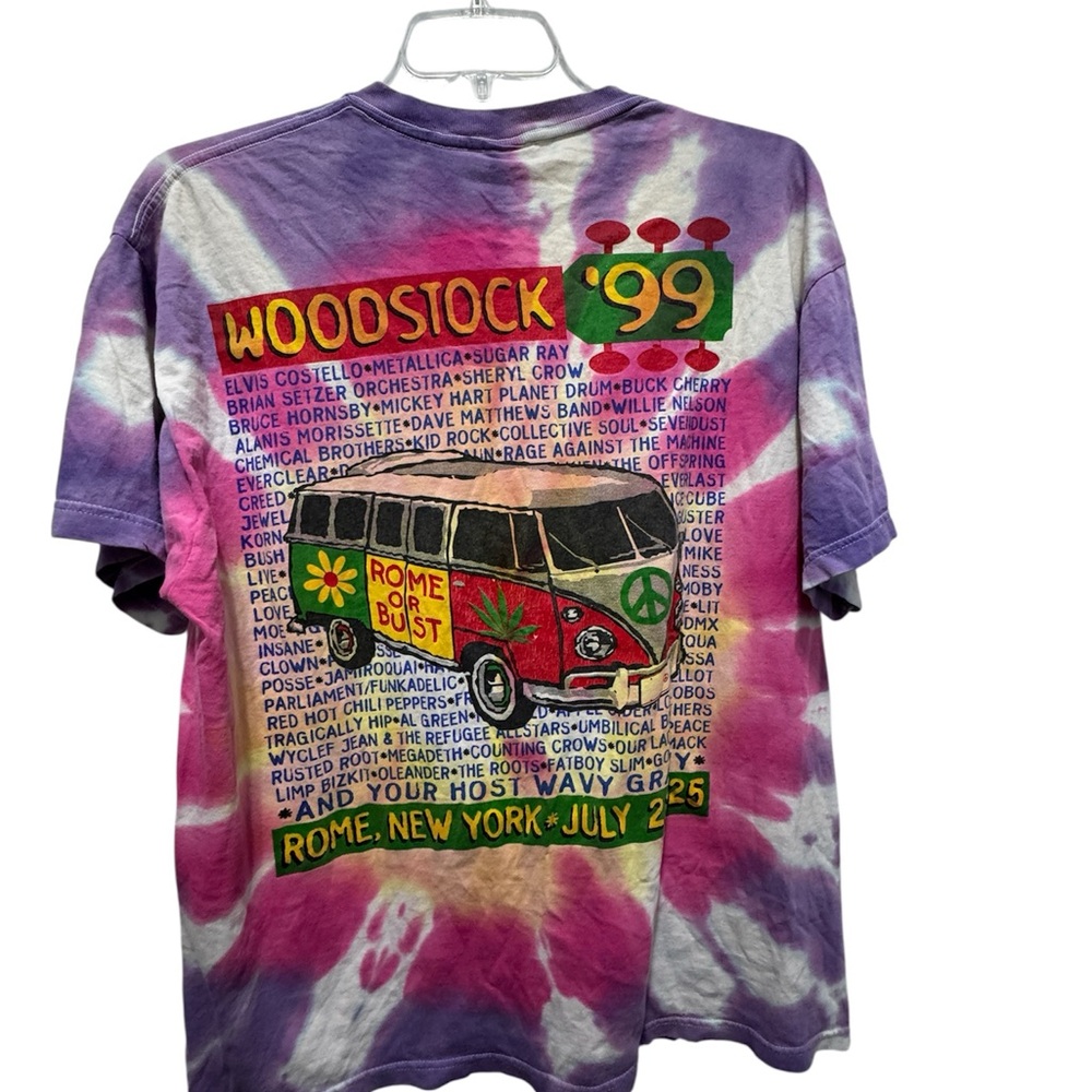 Delta vintage Tie-Dye Woodstock ‘99 festival tee size xl